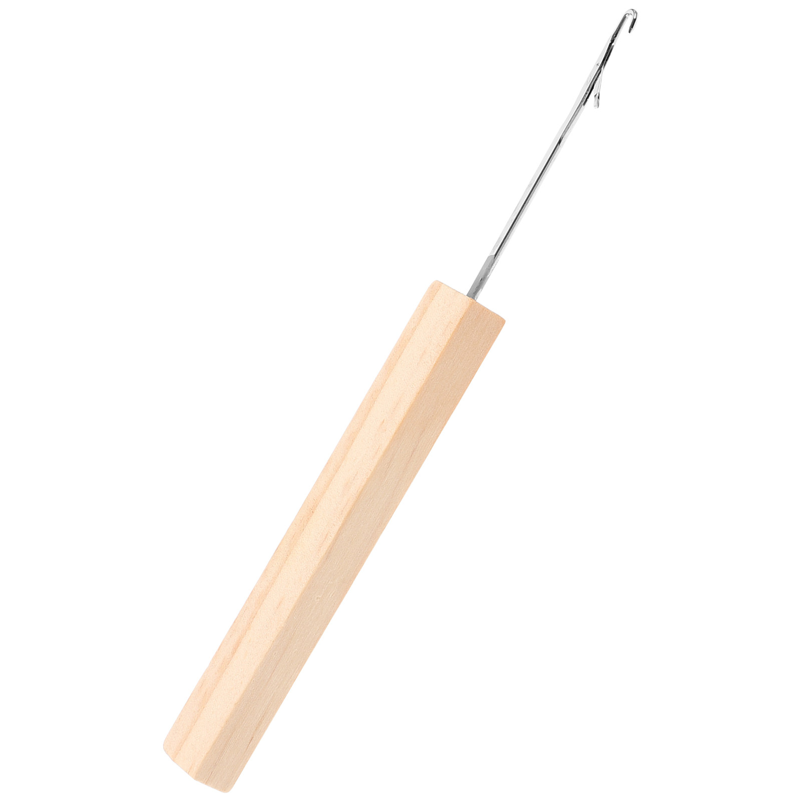 Wooden Crochet Hooks Ergonomic Handle - Professionele haaknaaldset met metalen en houten