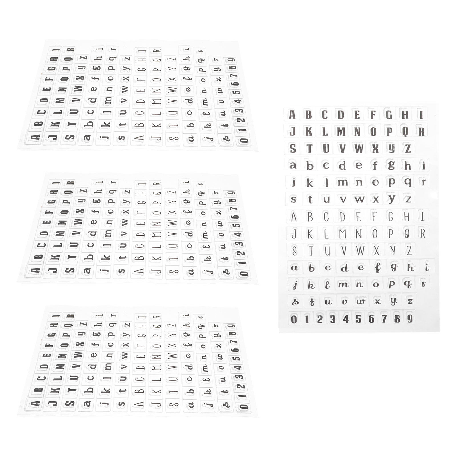 4 stuks transparante siliconen - Clear Silicone Stamps For Card Making recensie en prijs