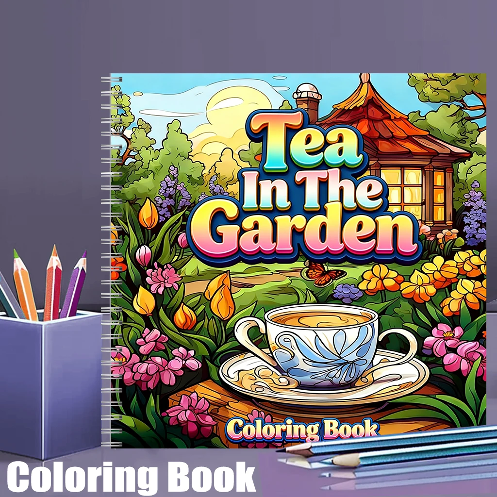 Tea In The Gardens kleurboek v - Painting Supplies recensie en prijs